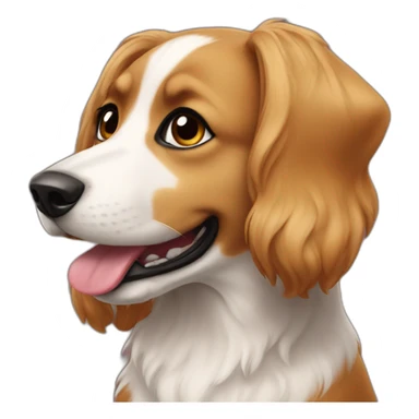 Caroline dog playing sticker