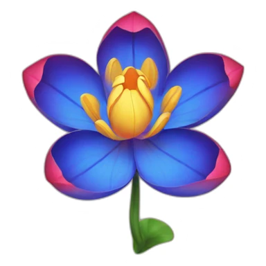 Flor de loto navidad sticker