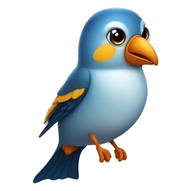 Chat humain poisson oiseau sticker