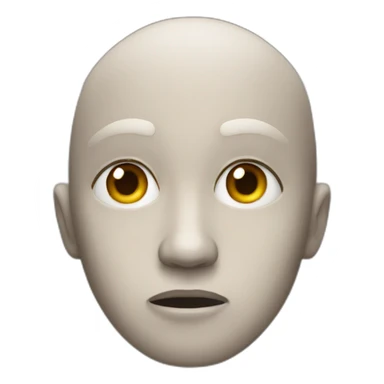 Rejected face sticker