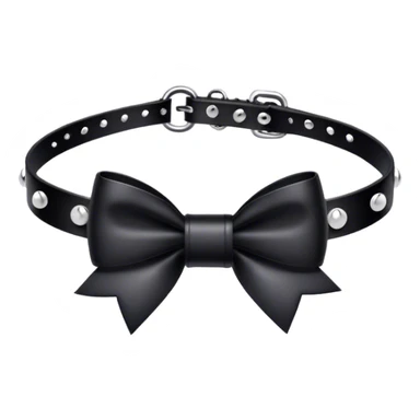 kawaii goth bow choker  sticker