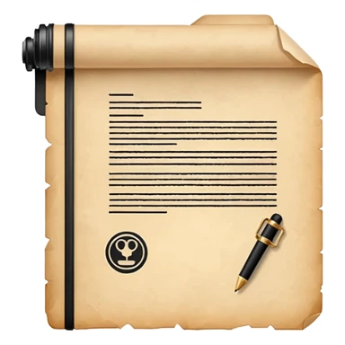 Courtroom Items, Legal Document – official case file or contract

 sticker