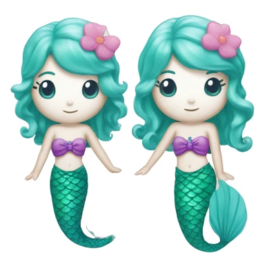Mermaid hello kitty  sticker