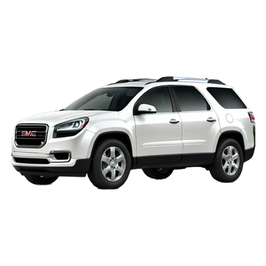 2016 white GMC ACADIA sticker