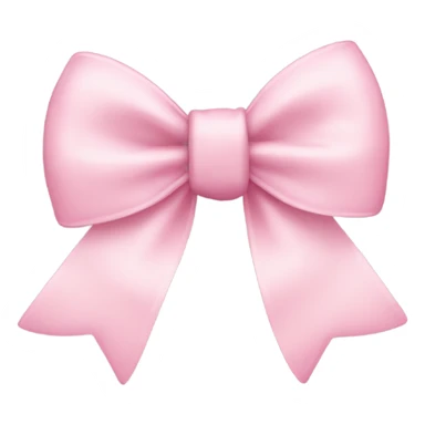 light pink bow sticker