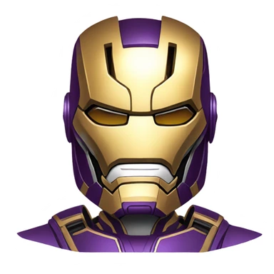 Iron Man as Thanos sticker