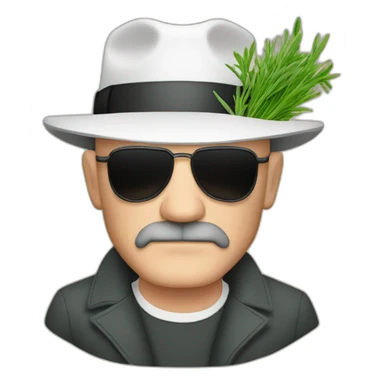 Heisenberg aux fines herbes sticker