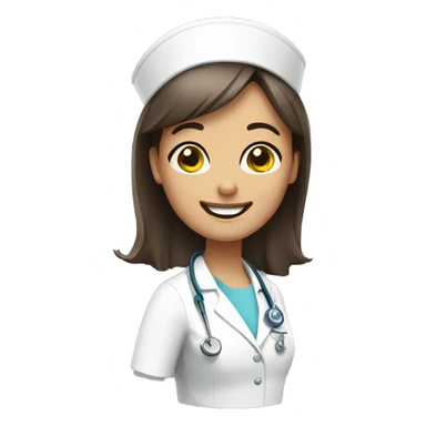 happy nurse sticker