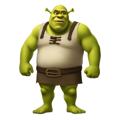 Big back shrek sticker