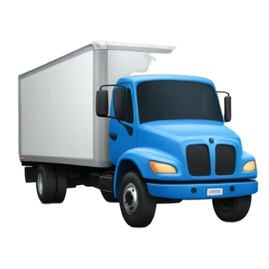 A blue lighten truck  sticker