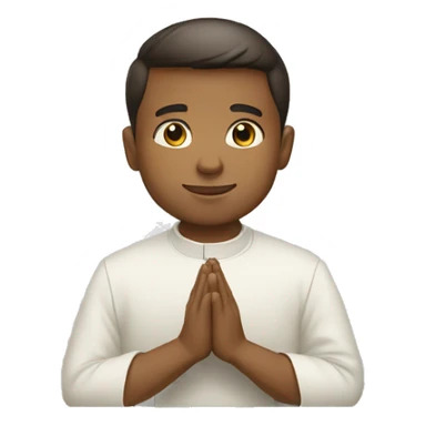 The Young american Priest in prayer sticker