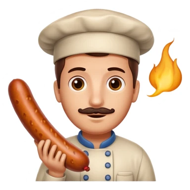 Holding my sausage sticker