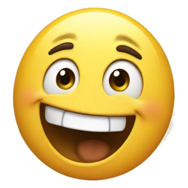 excited emoji face sticker