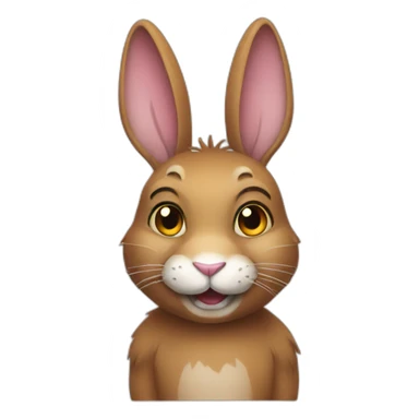 Halloween rabbit sticker