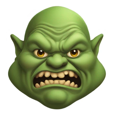 fat evil goblin sticker