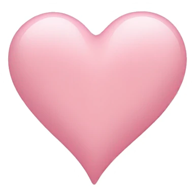 Light pink heart sticker