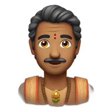 Indian man ja re sticker