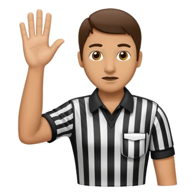 referee signaling no good sticker