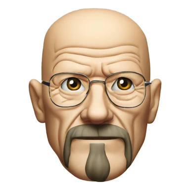 Walter white smoking sticker