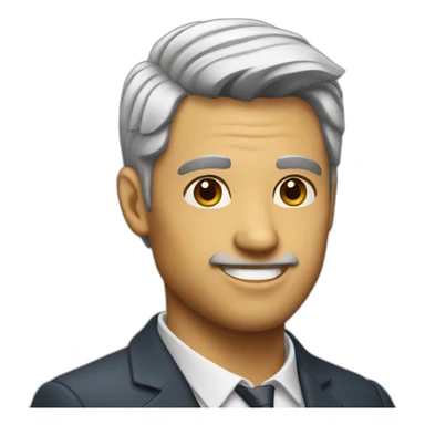 handsome gentleman sticker