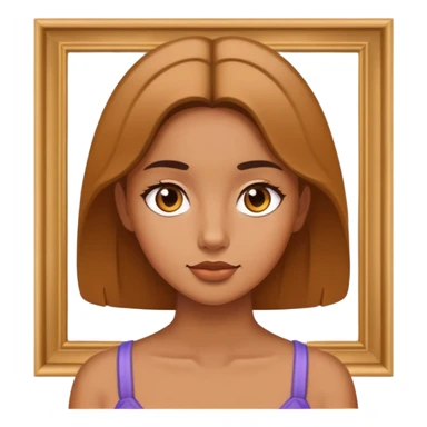 Girl in gallery sticker