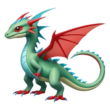 Gyradaos-Salamence-Amaura-Flygon-hybrid-fusion, full body  sticker