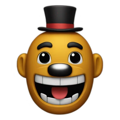 Freddy’s face from FNAF 1 sticker