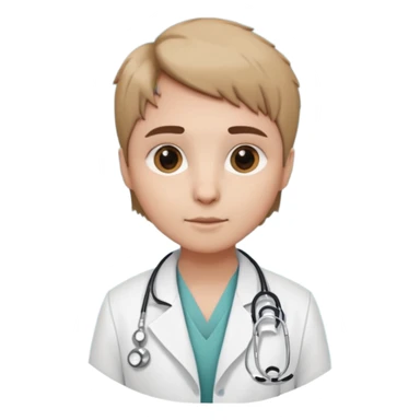 Suricate médecin avec écris "805" et "promo 2025-2030" avec un cercle rond au fond sticker