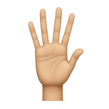 four fingers up sticker