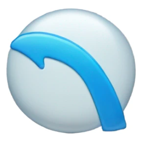 Small blue check mark emoji sticker