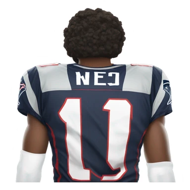  patriots jersey number 10 smelly sticker