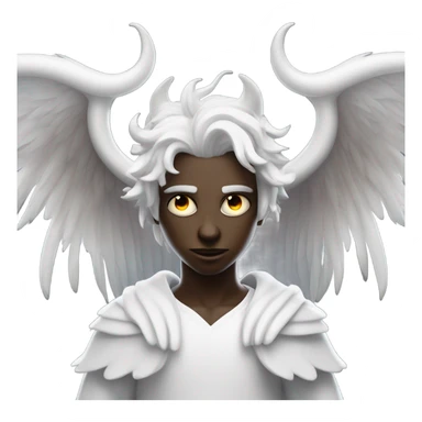Thrones daemon and white angel sticker