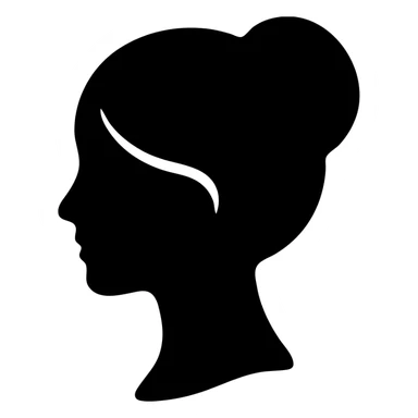 elegant hairstyle, nice hair sticker