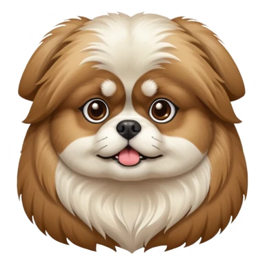pekingese dog sticker