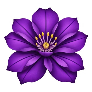 Purple poison flower sticker