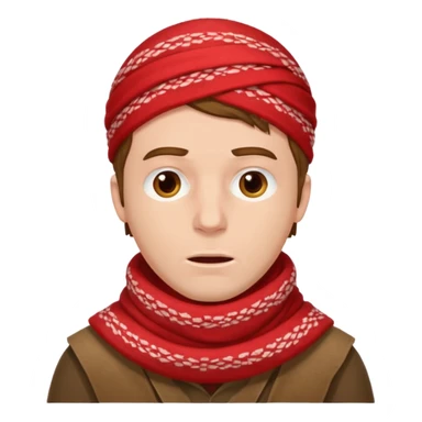 Sore throat for white brown hair guy
No fever - red keffieh palestinian sticker