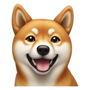Shiba Inu Face sticker