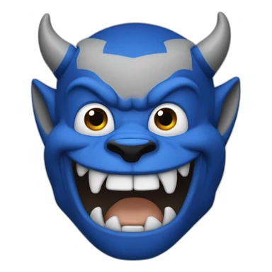 duke university blue devil mascot sticker