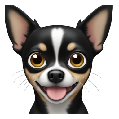 black chihuahua sticker