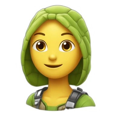 Chat sur tortue sticker