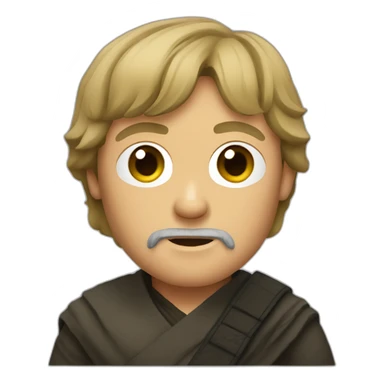 luke skywalker sticker