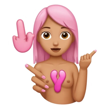 finger in vagina sticker