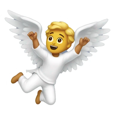 Falling Angel sticker
