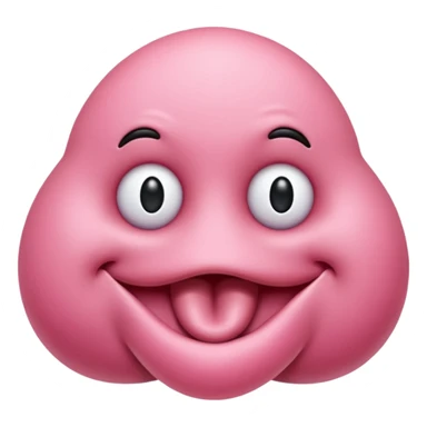 An emoji symbolizing a prostate sticker