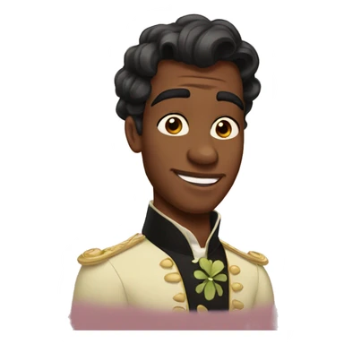 Prince from princess and the frog  sticker