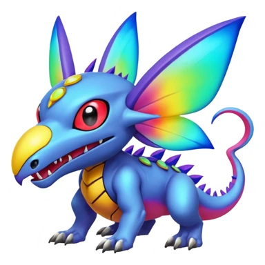 Fakémon-Pokémon-Spectrobes-Digimon-critter-fantasy-hybrid-creature  sticker