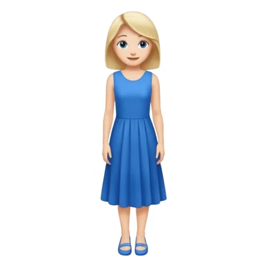 девушка в полный рост стоит улыбается sticker