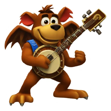 banjo kazooie sticker