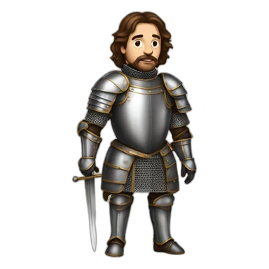 Full-body-Charles-I-of-England-in-armor sticker