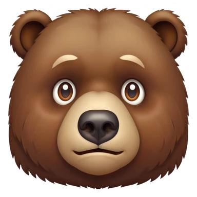 Bear that is nervous  sticker